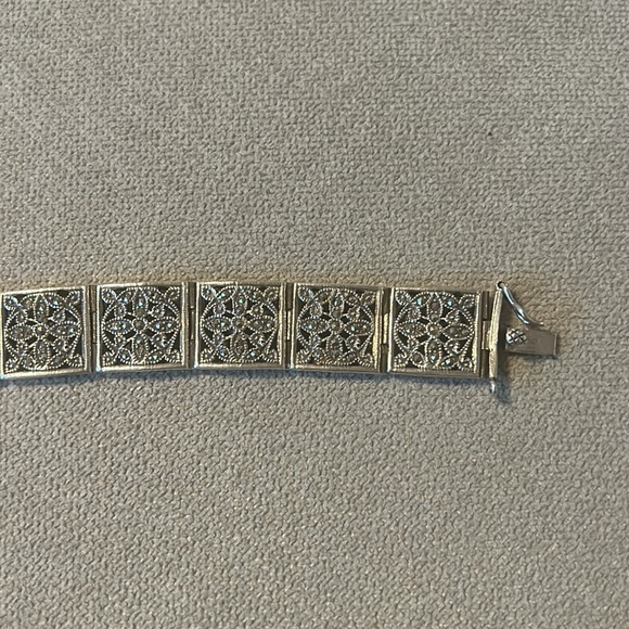 VINTAGE MARCASITE BRACELET IN EXCELLENT CONDITION - Picture 3 of 5